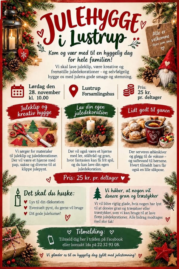 🎄 Julehygge / juletræsfest 🎄